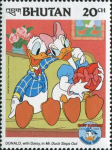 Donald with Daisy in "Mr. Duck Steps Out"
