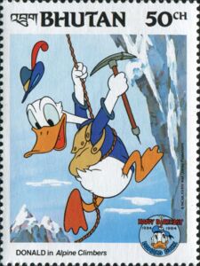 Donald in "Alpine Climbers"