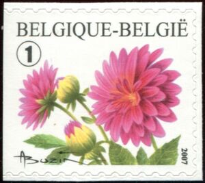 Dahlia Self-adhesive Left Imperforate