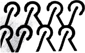 Post Horn with Lightning Bolt