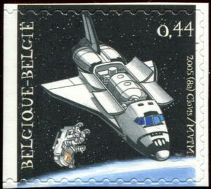 Space Shuttle Self-adhesive - Left Imperforate