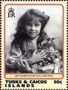 Queen Mother at age 7