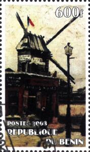 Paintings by Vincent van Gogh Windmills