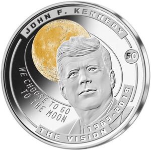 Half Dollar (50 Years of Moonlanding - President Kennedy)