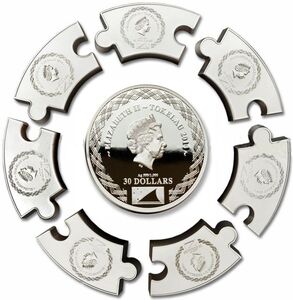 10 Dollars (Apostle James - Puzzle shape)