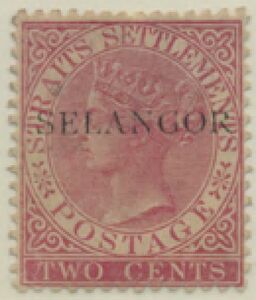 Straits Settlements overprinted SELANGOR.
