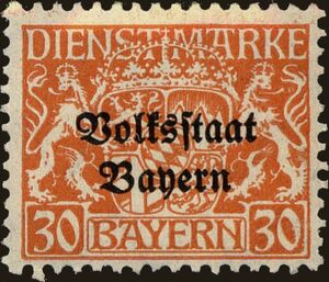 Volksstaat on coat of arms