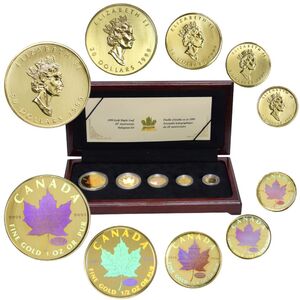 5 Dollars (Maple Leaf hologram)