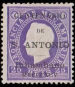 Overprint on Mocambique stamp