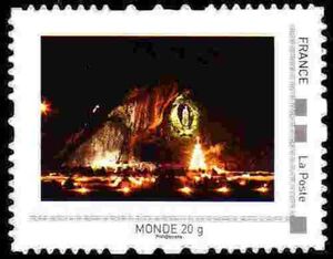 Lourdes Sanctuary at Night