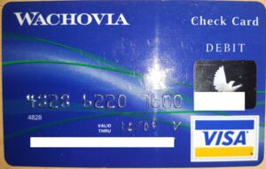 Wachovia - CHECK CARD Debit 08/05