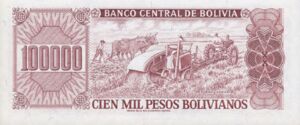 100,000 Pesos Bolivianos
