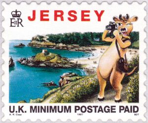 Lillie the Cow taking a Photograph (1997)