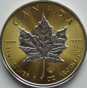 5 Dollars (Maple Leaf, Coloured)