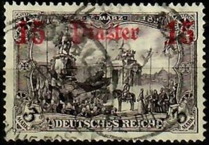 Overprint on "Germania"