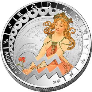 500 CFA Francs (Aquarius ♒)