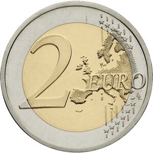 2 Euro (Coat of arms of Andorra. Coloured 2)