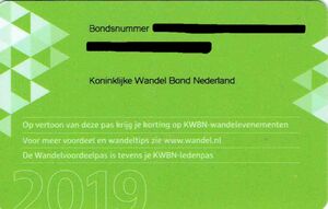 Wandelvoordeelpas 2019