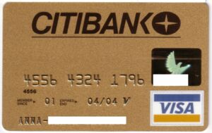 Citibank Visa (6/01)