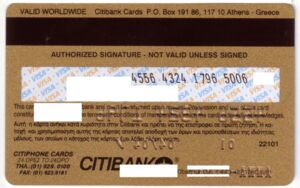 Citibank Visa (6/01)
