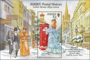 Posting a Letter in the First Pillar Box, David Place (ss)