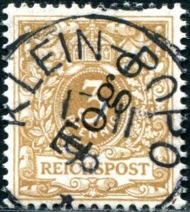 overprint on Reichpost