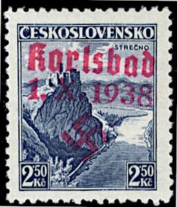 Strečno, overprinted