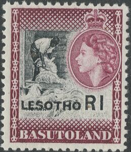 Shearing angora goats - overprinted