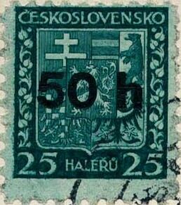 Czechoslovak Coat of Arms, surcharged