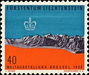 Relief Map of Liechtenstein