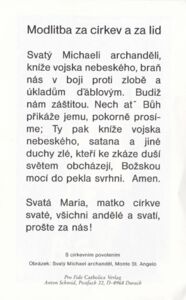 "Michael Archangel", Pro Fide Catholica Verlag (DE)