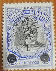 Pres. Pedro Jose Escalon, Surcharged