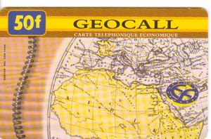 Geocall - Map France - Afrique