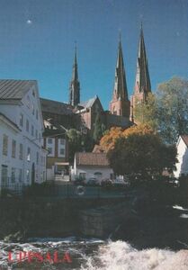 Uppsala - Old Academy Mill and Cathedral