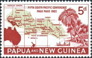 Map of South Pacific