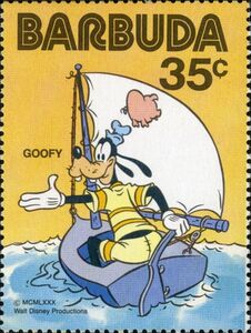 Goofy in Sailing Boat