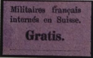 Internees of the french bourbai army