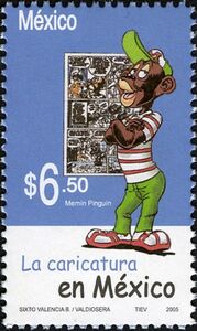 Postal Stamp I Memin Pinguin