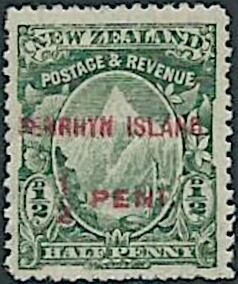Mount Cook overprinted