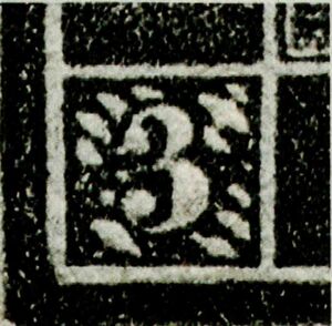 Value digit in an open circle