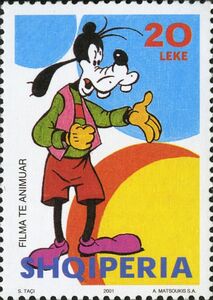 Goofy in shorts