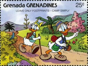 Leave only Footprints, Camp Simply - Daisy, Donald