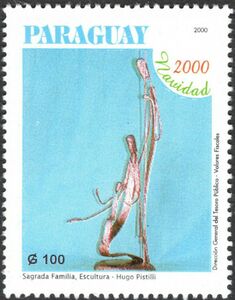 The Holy Family - Sculpture by Hugo Pistilli.