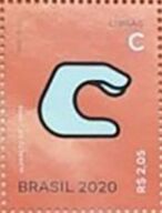 Letter C in Brazilian Sign Language