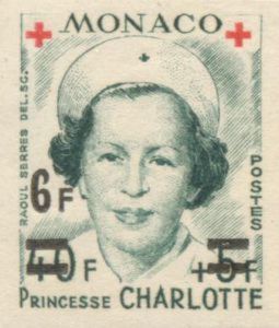 Princess Charlotte (1898-1977) surcharged