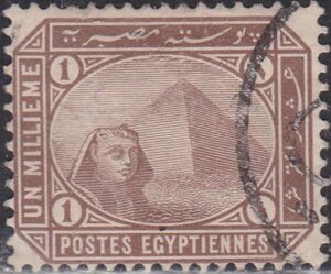 Sphinx in front of Cheops pyramid