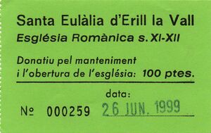 Església de Santa Eulàlia d'Erill la Vall