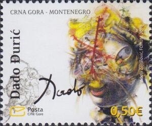 Painting by Miodrag Djuric, Called Dado (1933-2010)