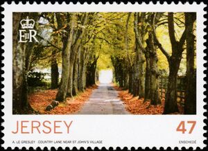 Country Lane Near St John's Village