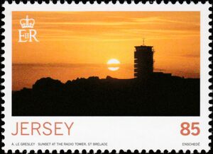 Sunset At The Radio Tower St Brealade